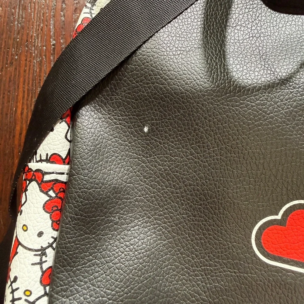 Hello Kitty‎ Mini Backpack Sanrio White Red AOP Zipper